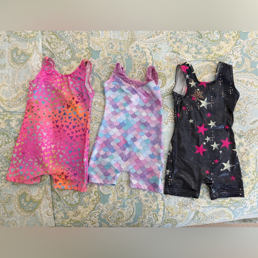 Girls gymnastics leotards size 5/6